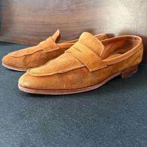 Meermin Mallorca Tan Suede Loafers Men’s US Size 10 UK Size 9